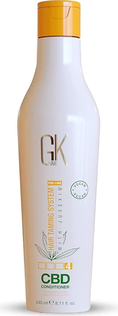 GK HAIR Global Keratin Hanf Conditioner (240 ml) Feuchtigkeitsspendend Kräftigende Farbe Behandelt Beschädigte Reparatur Bietet Pflegende & Glanz...