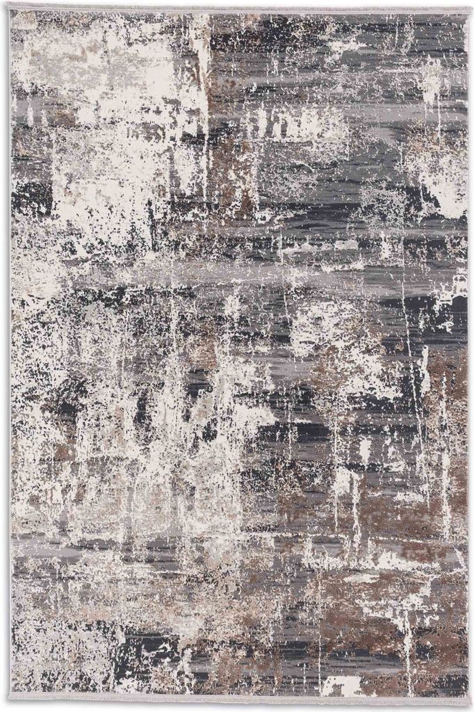 Astra Wohnzimmer Teppich VERCELLI Grau 80 x 150 cm