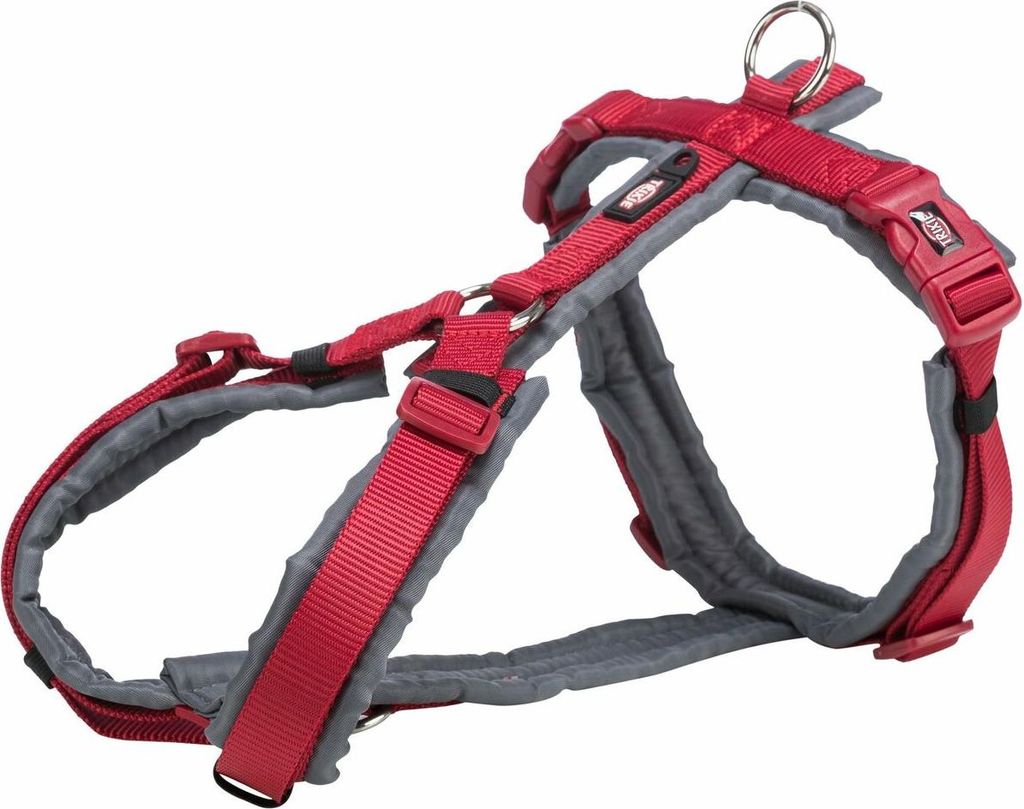 Hundegeschirr Trixie Premium Trekking Rot Graphit M