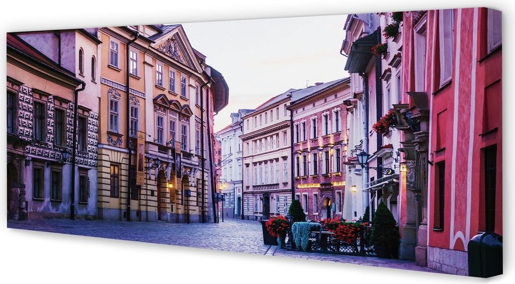 Leinwandbild 125x50 Wandkunst Krakow Old Town
