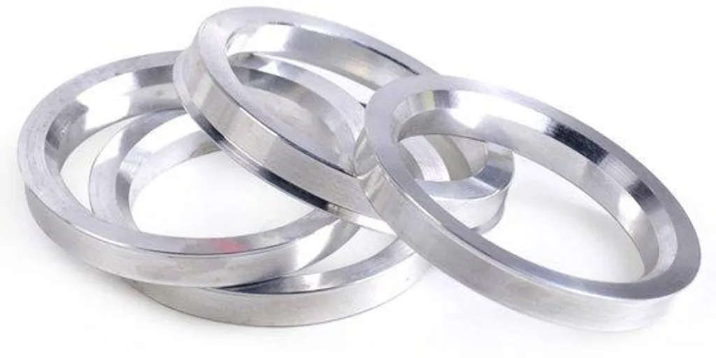 Bagues de centrage 65,1 - 57,1 en aluminium usiné CNC haute précision
