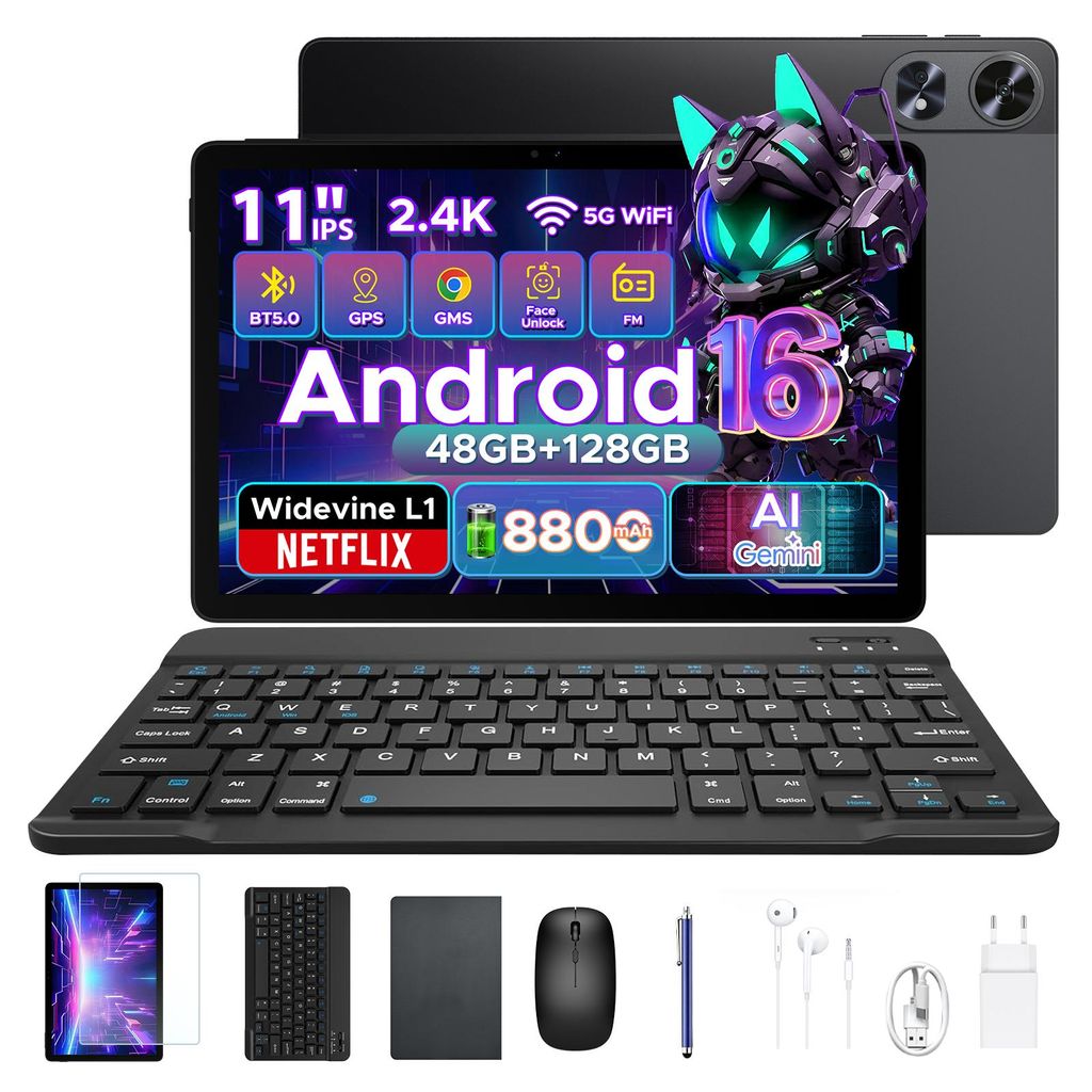 POCKAM P11 PRO 48(8+40)GB+128GB, 11 Zoll, Android 16, Produktbild 