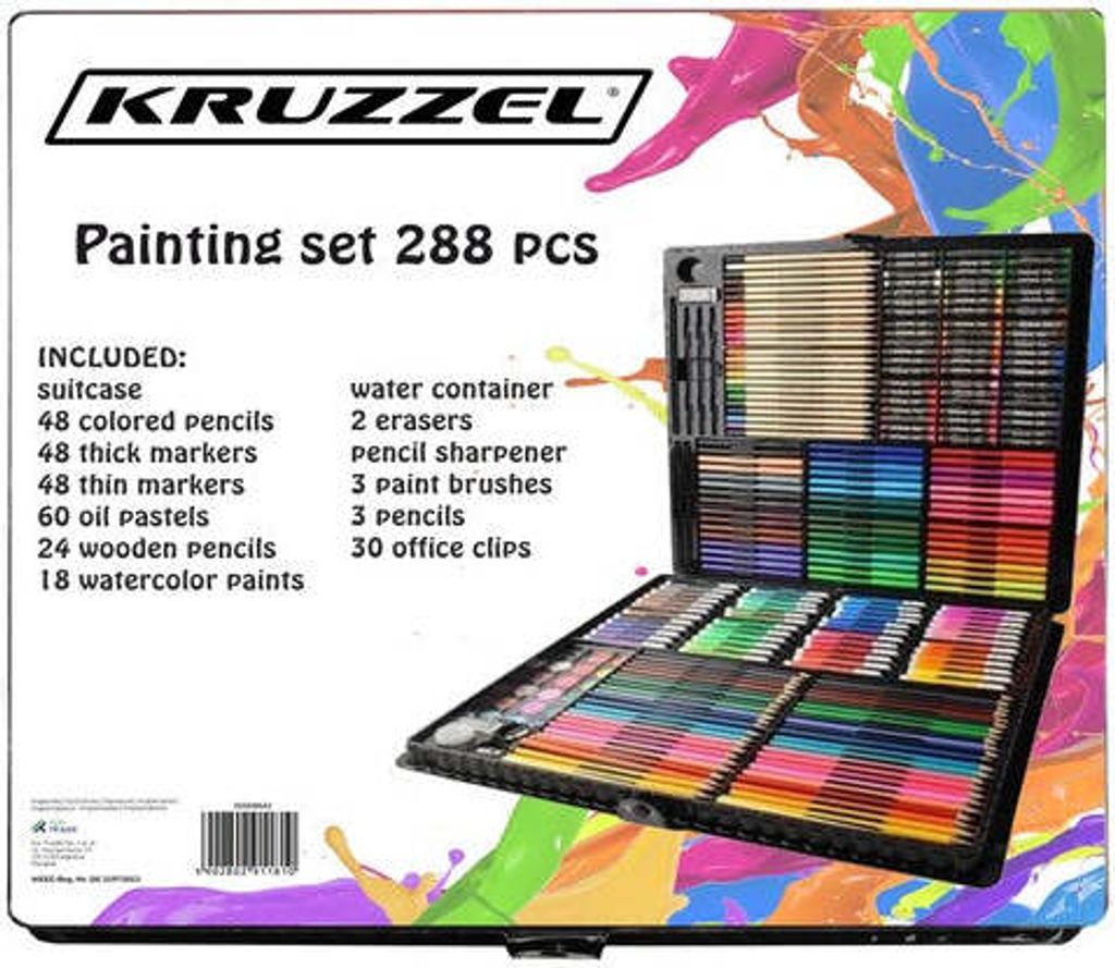 Malset im Koffer 288 Stück Produktbild 21