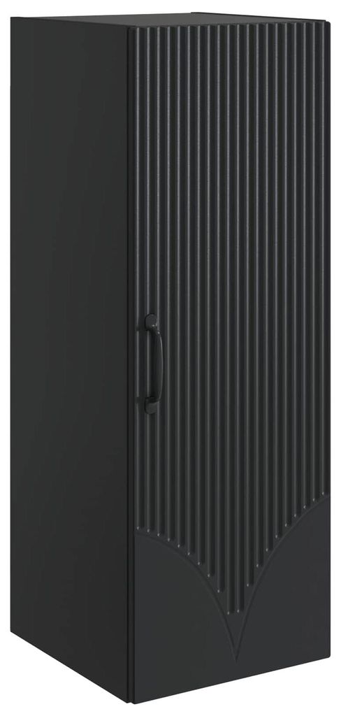 vidaXL Wandschrank Schwarz 33 x 34,5 x 90 cm Holzwerkstoff