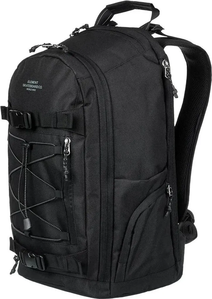 Element Scheme Sac à dos noir One Size - Cartable robuste urbain polyvalent - 3