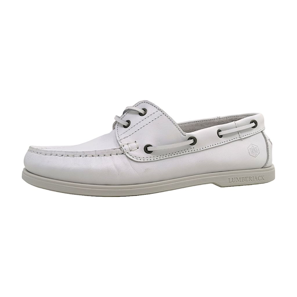 Lumberjack Navigator Bootssschuh, Glattleder, White SM07804-005 47