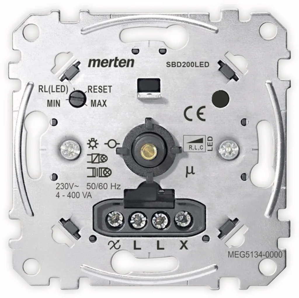 Variateur rotatif universel Merten MEG5134-0000 avec détection de charge