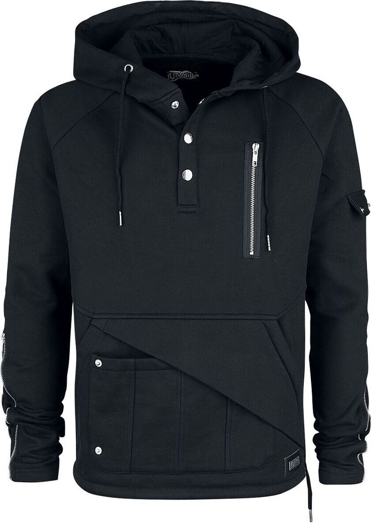 Vixxsin Kapuzenpullover Herren Faustus Top schwarz M