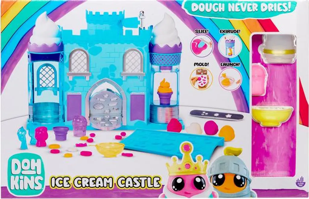 MGA Entertainment DohKins Ice Cream Castle Jeu de Pâte à Modeler Enfant