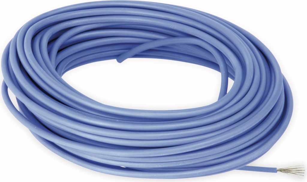 RAUTRONIC Silikon-Litze, 4 mm², blau, 10 m