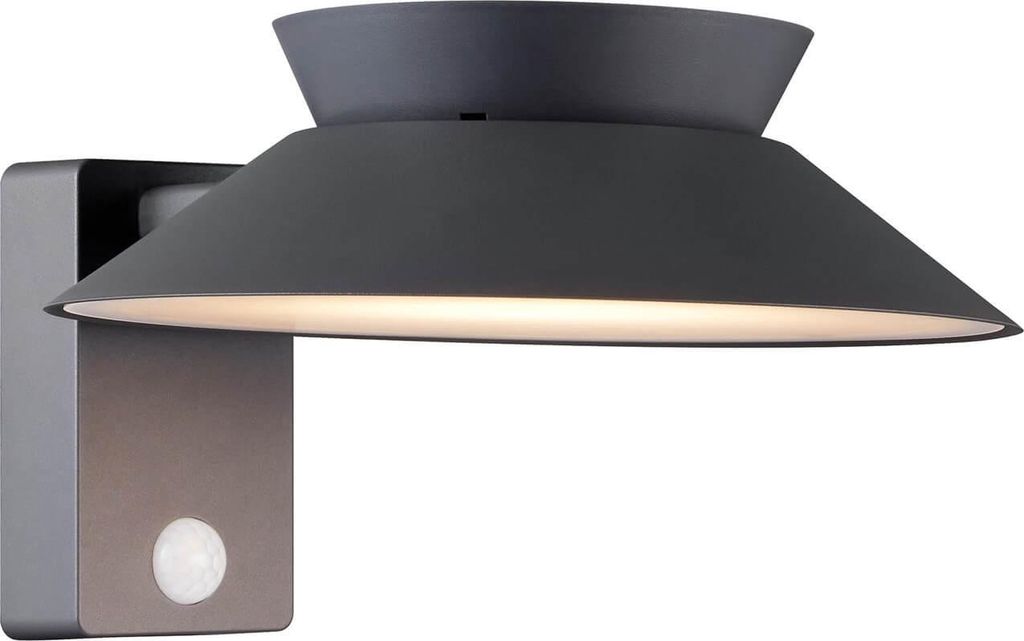Nordlux JUSTINA Solar LED Aussen-Wandleuchte Warmweiss 5W Anthrazit IP44 2418071050