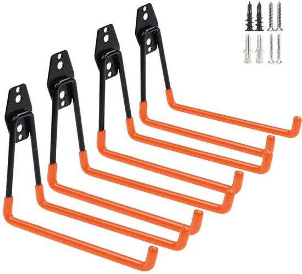Schwere Garagehaken, 7,5 Zoll, Wandmontage, für Gartengeräte