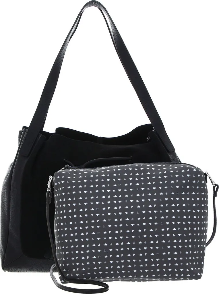 PICARD Journey Bucket Bag en Cuir Noir - Sac à Épaule Chic et Intemporel