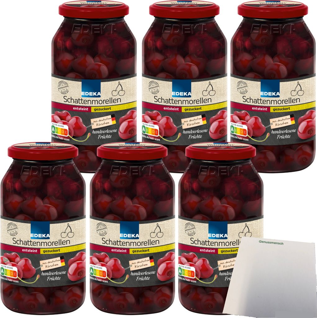 Edeka Schattenmorellen entsteint gezuckert 6er Pack (6x680g