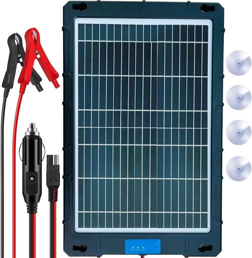 Ładowarka solarna samochodowa Techstar 12W wodoodporna, do Zdjęcie produktu 