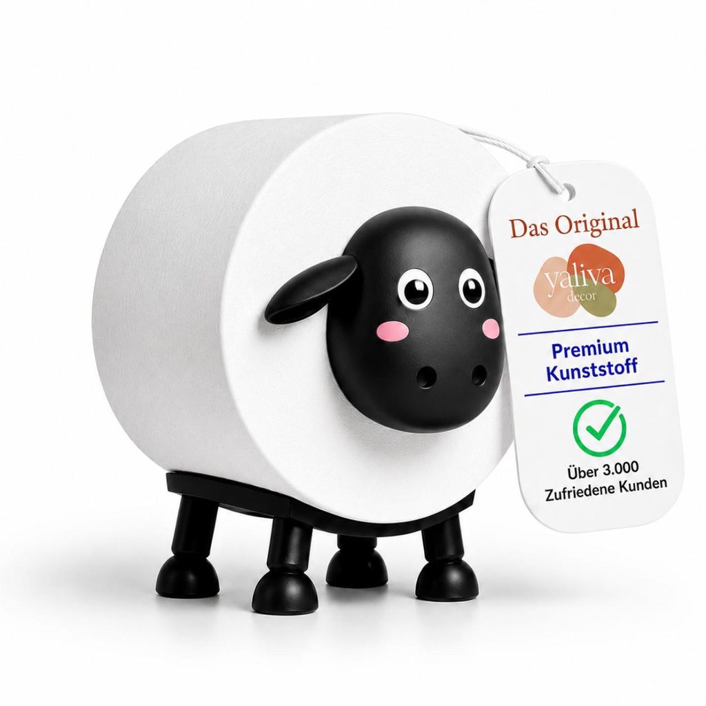 WC Rollenhalter Schaf – Lustiger Toilettenpapierhalter als Produktbild 