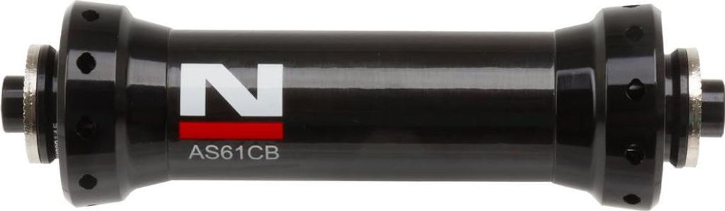 Novatec Vorderradnabe AS61CB ULTRALIGHT CARBON, 20-Loch Straight Pull, Schnellspanner, schwarz