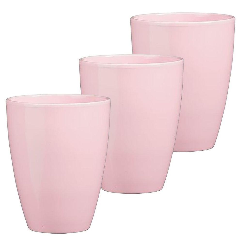 3 x  Orchideentopf aus Keramik Ø 13,5 cm x 17 cm hoch – Produktbild 