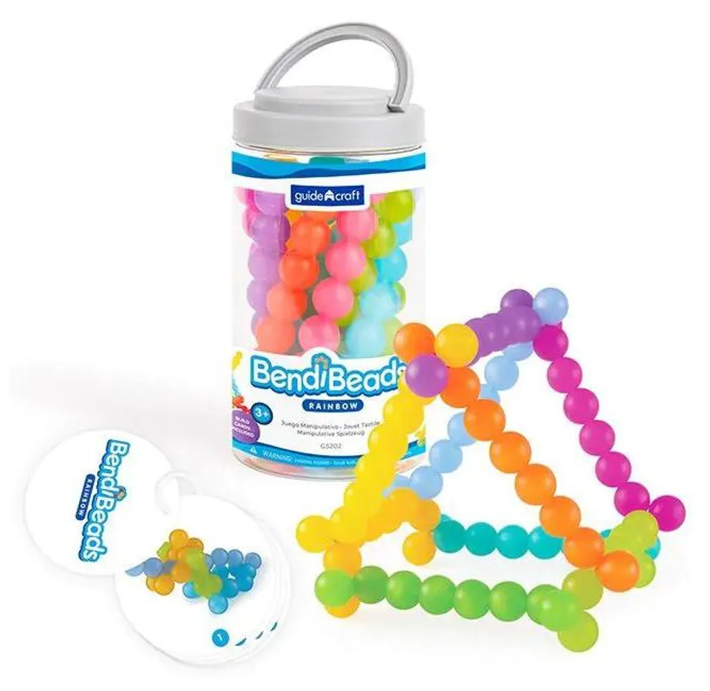 Stimulez l'Éveil de votre Enfant avec le Jouet BendiBeads Arc-en-ciel