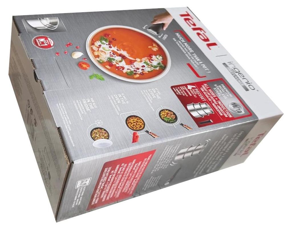 Tefal Ingenio Preference 4-teiliges Kasserollen-Set L898S4, Produktbild 