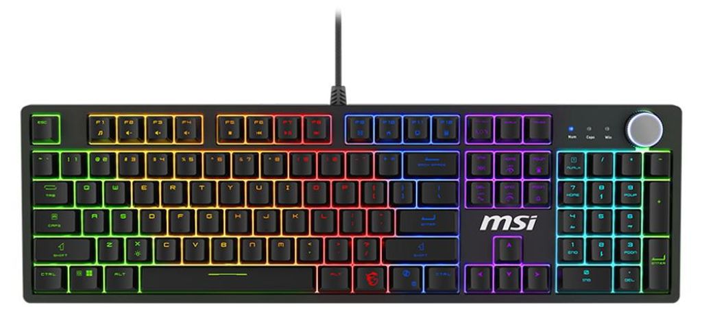 MSI FORGE GK320 RED Tastatur Gaming USB QWERTY Englisch Produktbild 