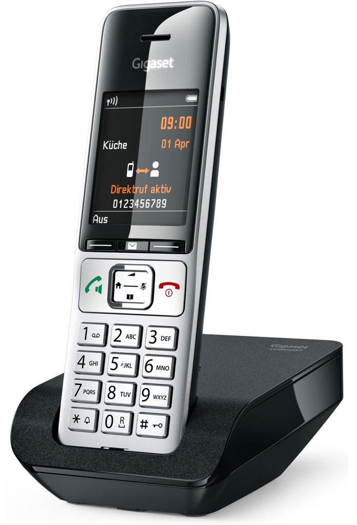 Gigaset S30852-H3003-B101 Gigaset COMFORT 500 silver-black Image du produit 