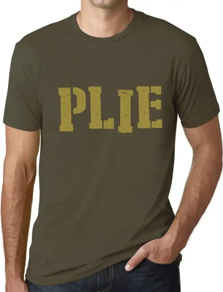 Herren Grafik T-Shirt Plie Öko-Verantwortlich Vintage Jahrgang Kurzarm Lustige Druck Geburtstag Geschenk Mann