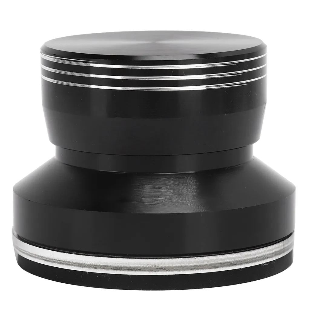 Bouton de volume USB en aluminium noir avec contrôle de précision multimédia