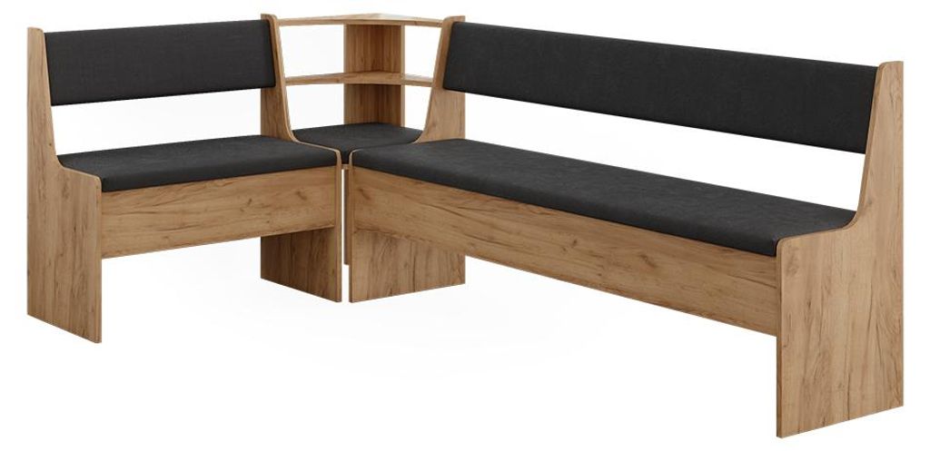 Conjunto con banco esquinero Vicco Roman Roble dorado 120.1 Imagen del producto 