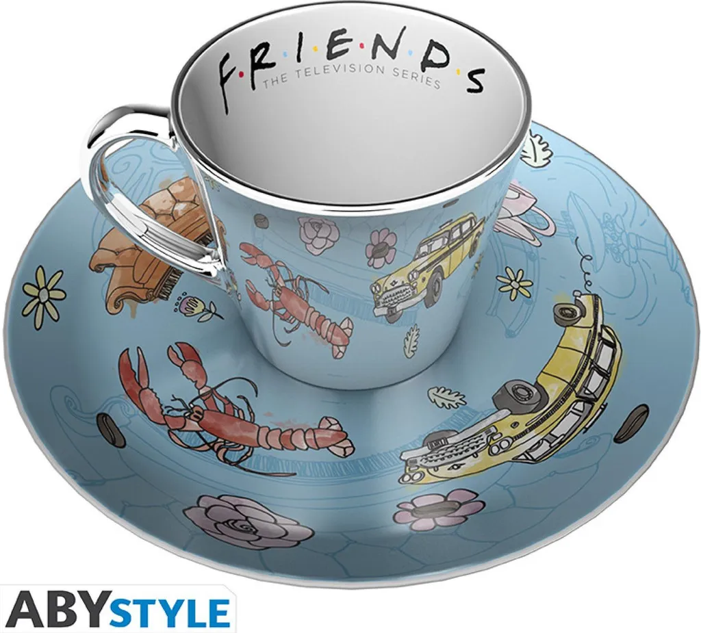 Set Caffè Specchio Friends - Design Iconico per la Casa Moderna