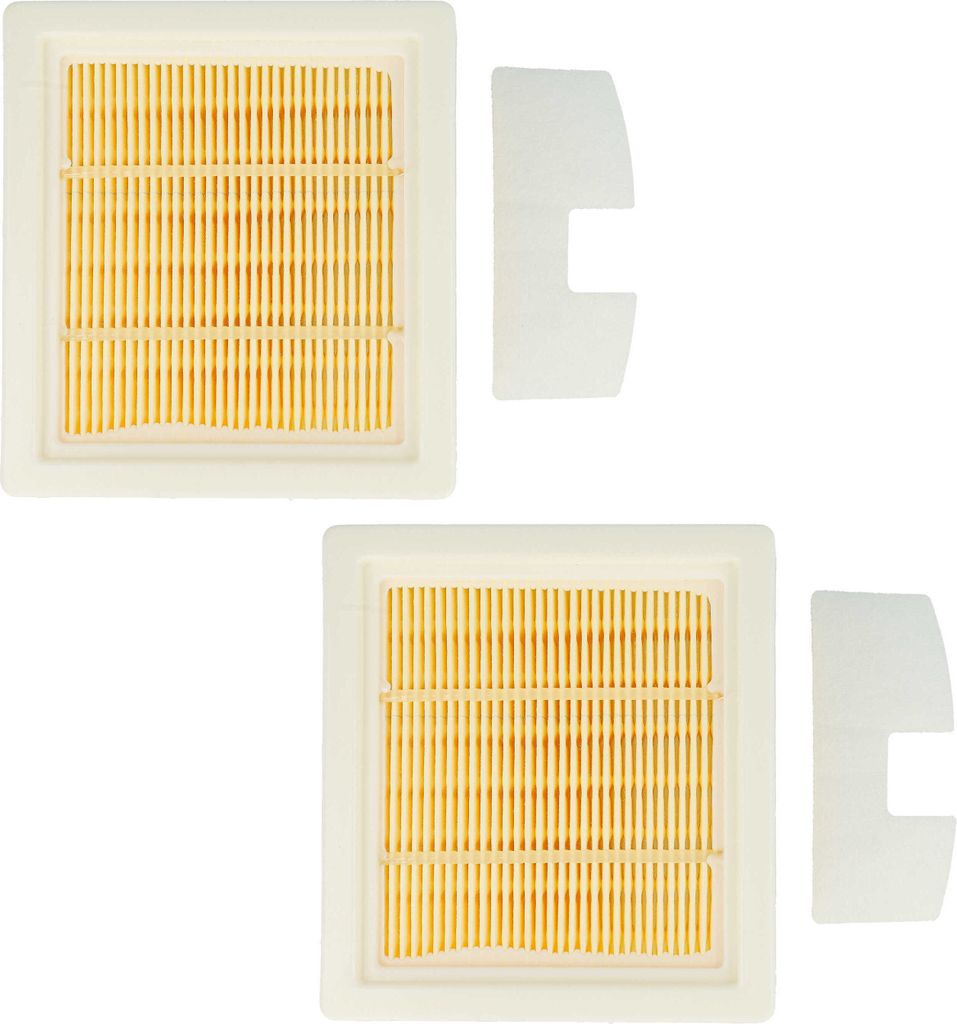 vhbw 1x HEPA-Filter, 1x Vorfilter Ersatz für Cleancraft 7010250 für Staubsauger