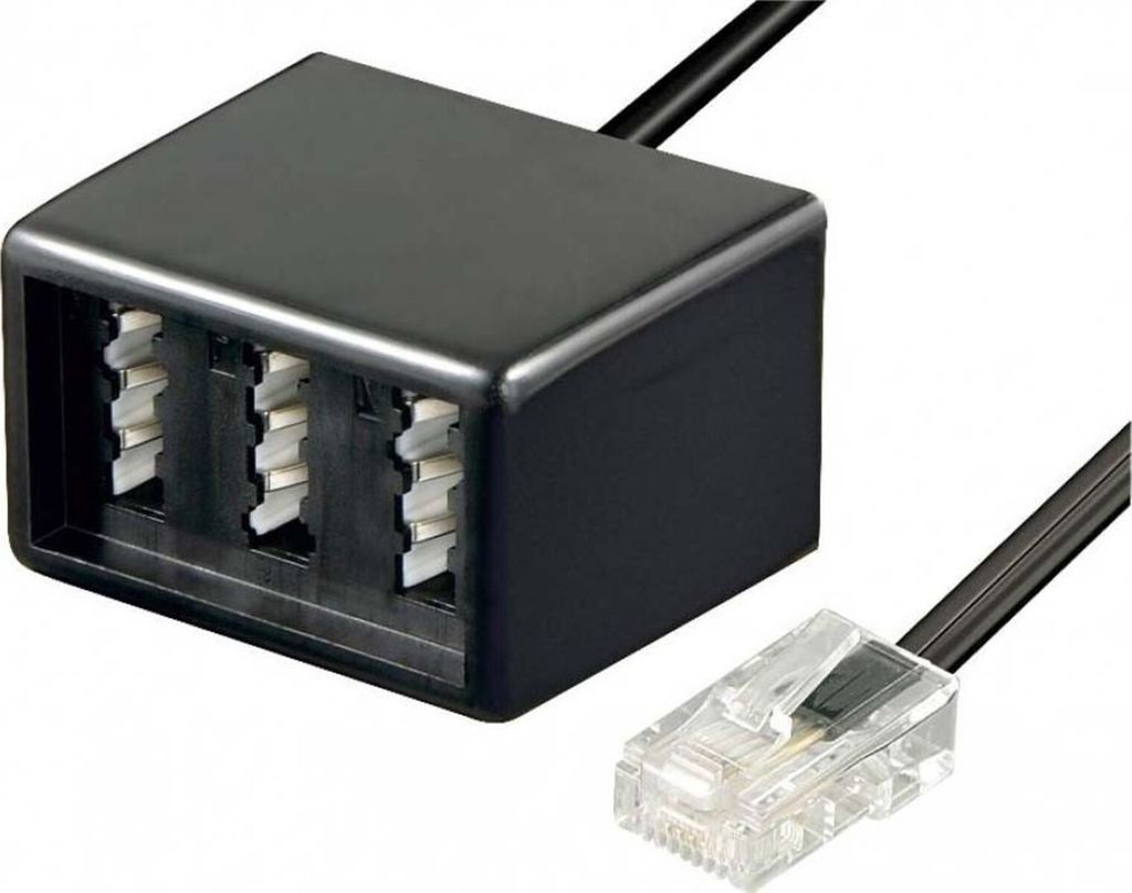 TAE-NFN auf RJ45 Adapter 0,14m Produktbild 