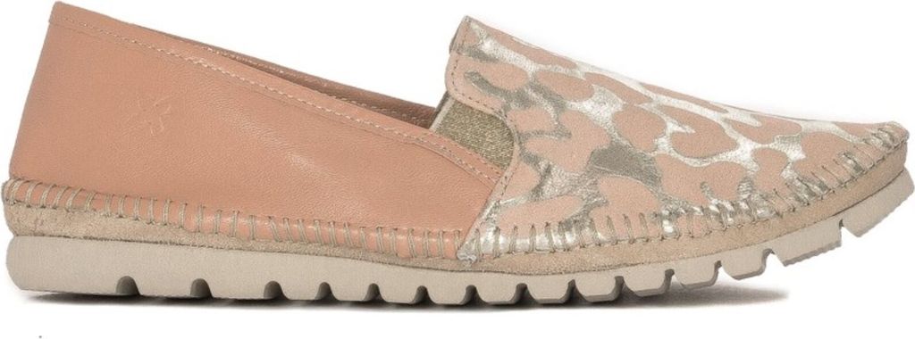 Damen Sportliche Schuhe Modell 3512W05005, Beige, mit gepunktetem Muster