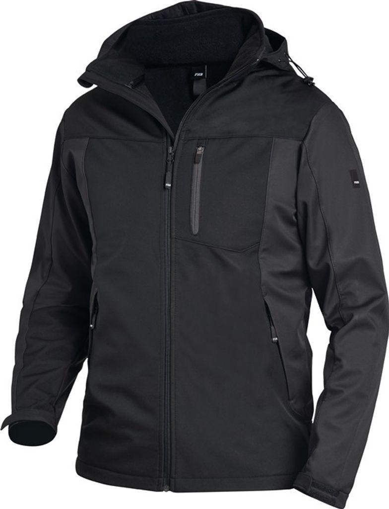 Softshelljacke JANNIK, anthrazit-schwarz, Gr.L Produktbild 