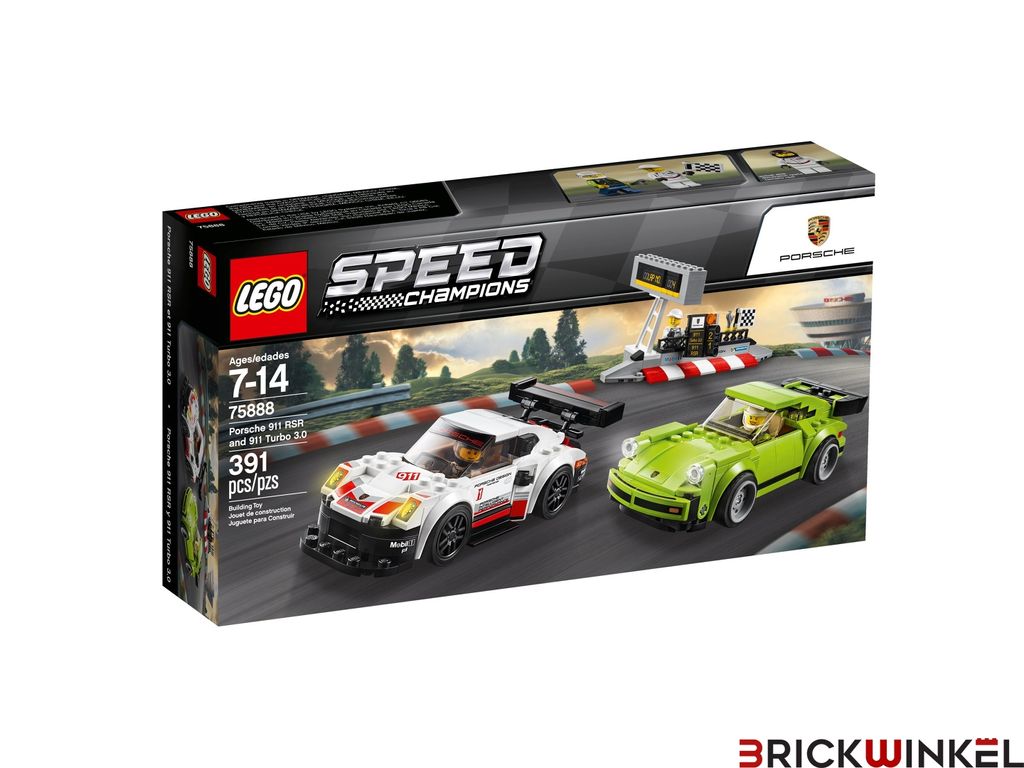 LEGO Speed Champions Porsche 911 RSR und 911 Turbo 3.0 75888