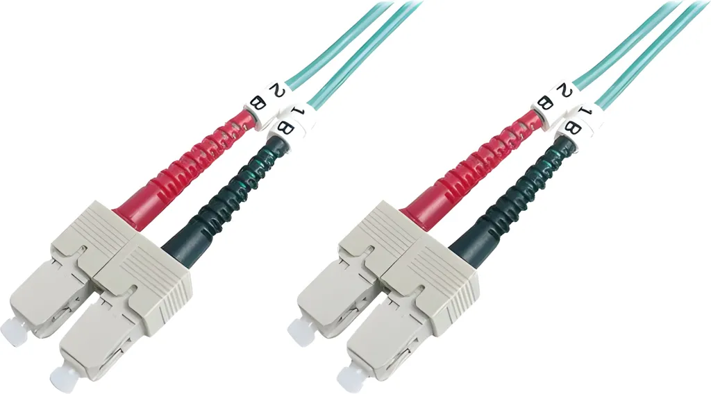 DIGITUS SC-SC OM3 Duplex 2m | Patch Cord Fibra Ottica Professionale