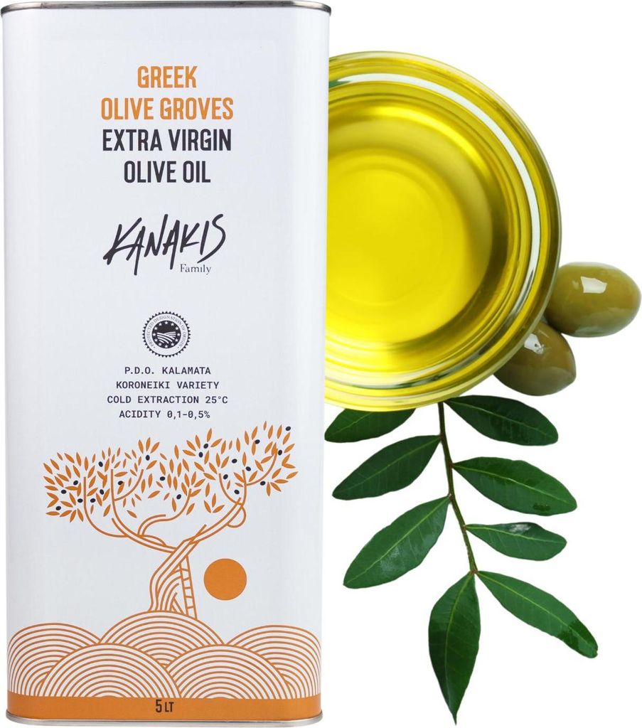 Kanakis | Olivenöl 5 L - Kaltgepresst - Fruchtiger Duft - Produktbild 