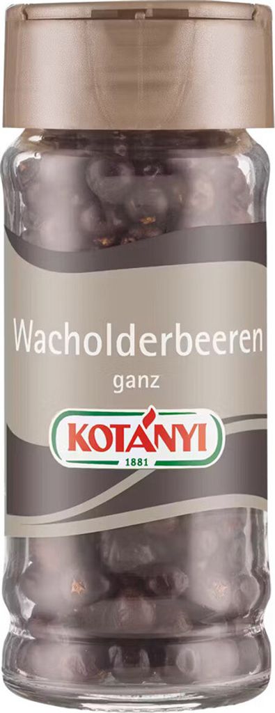 Bacche di ginepro Kotanyi intere aroma dolce e piccante 26g Immagine del prodotto 