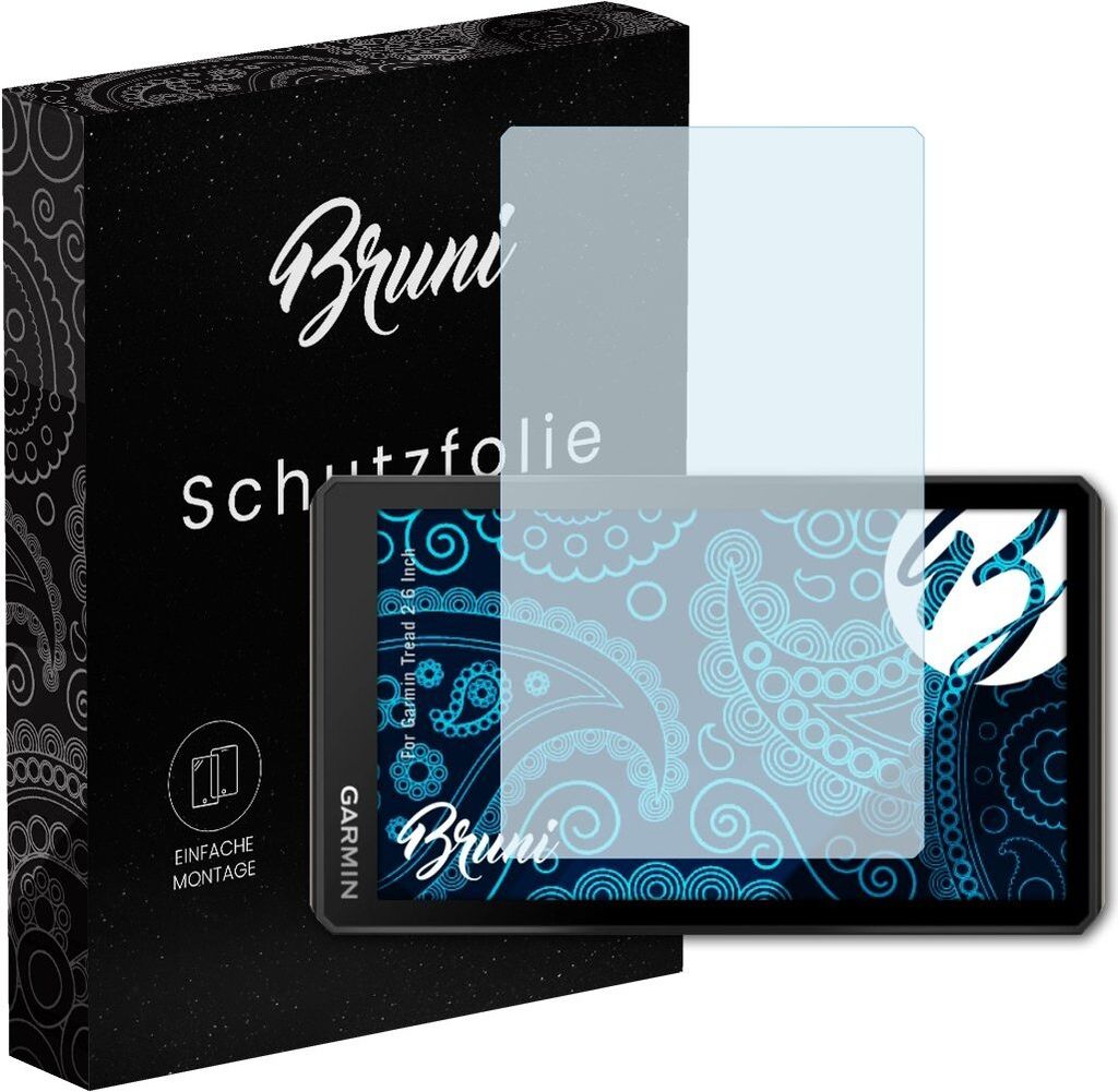 Bruni Basics-Clear 2x Schutzfolie kompatibel mit Garmin Tread 2 (6 Inch) Folie