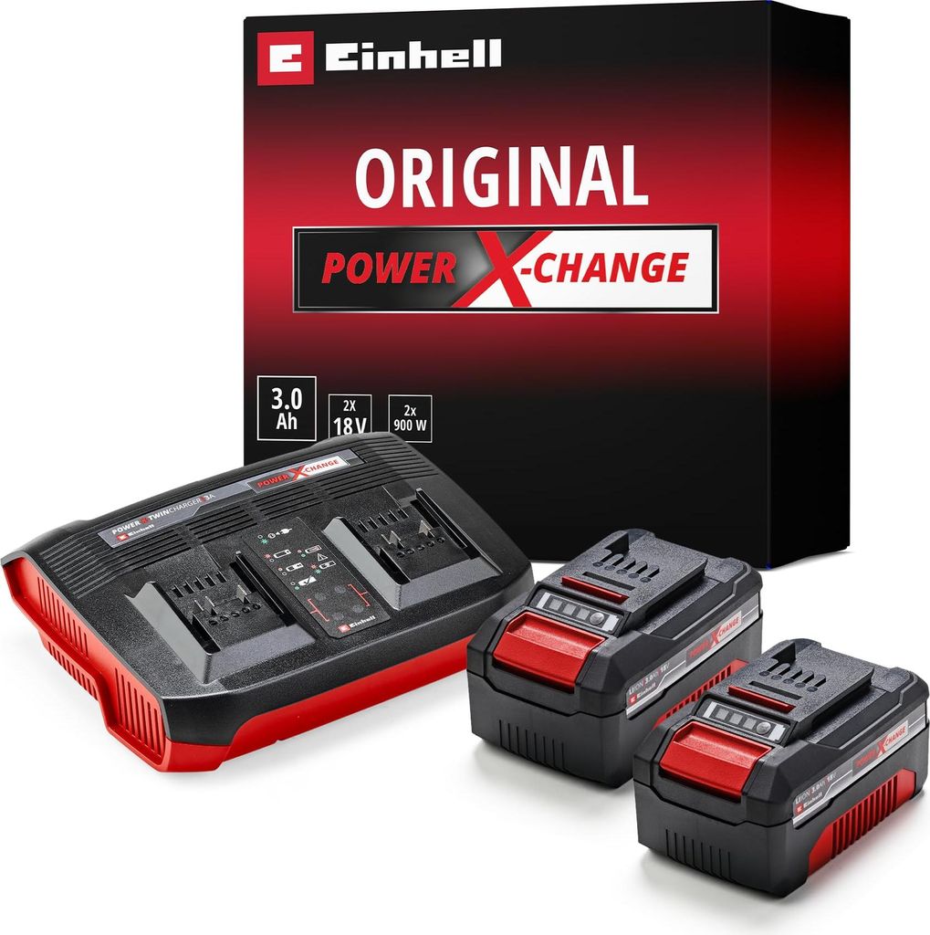 Einhell Power X-Change PXC-Starter-Kit 2x 3,0Ah & Produktbild 