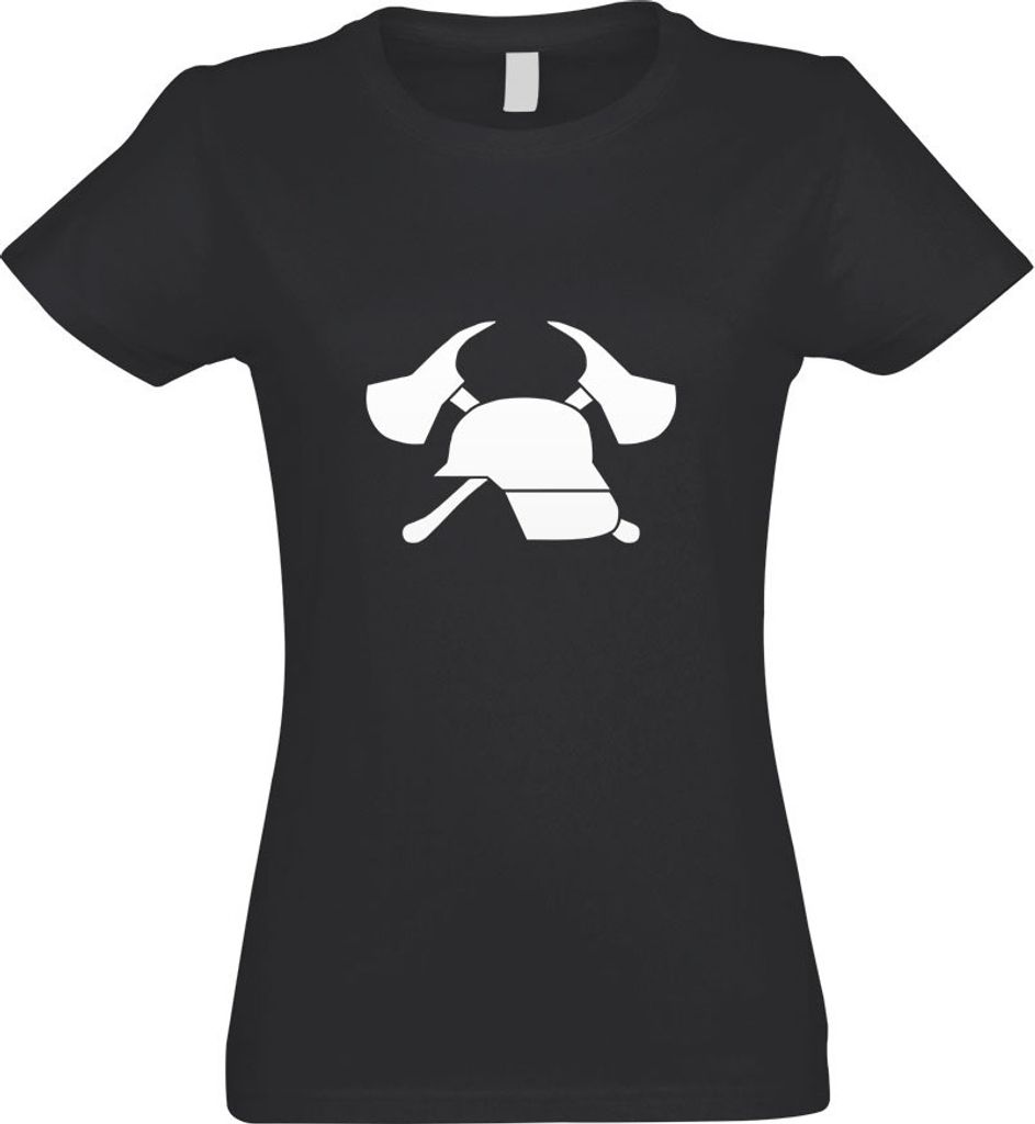 Kiwistar - T-Shirt tailliert - Damen - Graphit - freiwillige Feuerwehr - mit Motiv Bedruckt - Funshirt Design - Sport - Freizeit - Damen - XL