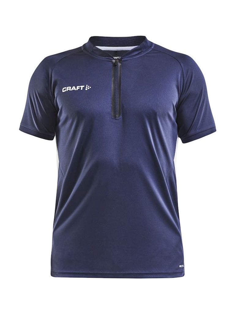 Craft Polo Shirt Pro Control Impact Herren Navy Weiß, Grösse:M