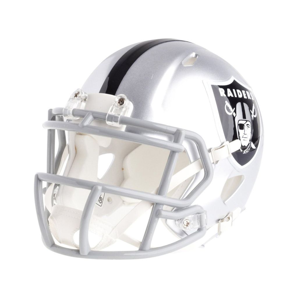 NFL Mini Helm Las Vegas Raiders Speed Riddell Footballhelm Produktbild 