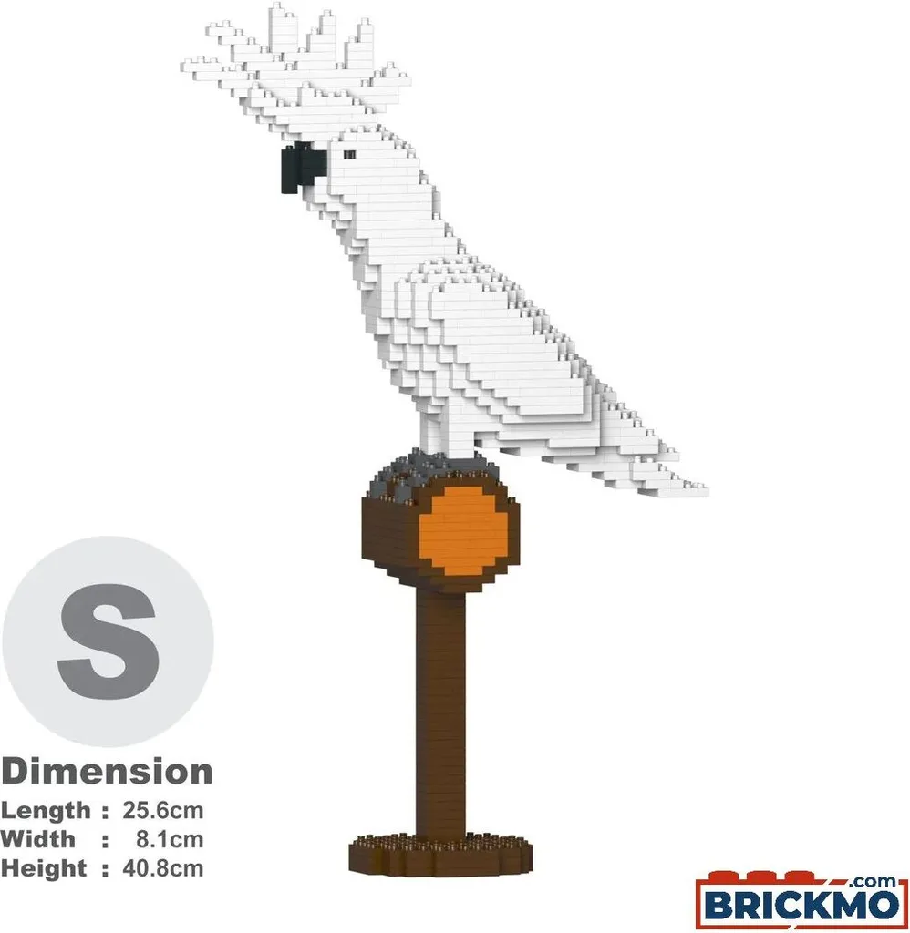 Décoration Oiseau DIY - Kit JEKCA Cockatoo pour Amateurs de Modélisme