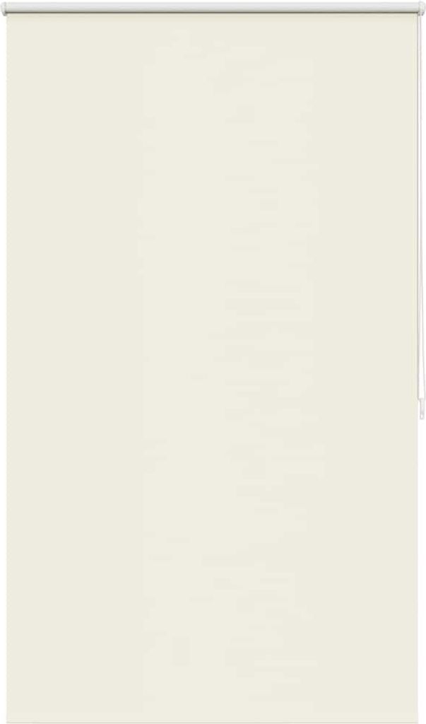 vidaXL Verdunkelungsrollo 84,4 x 175 cm, Stoffbreite 80 cm, Gebrochen Weiß