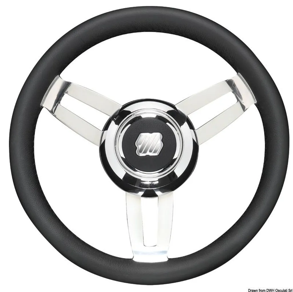 Barre à roue pour bateau ULTRAFLEX Morosini 350mm rayons inox