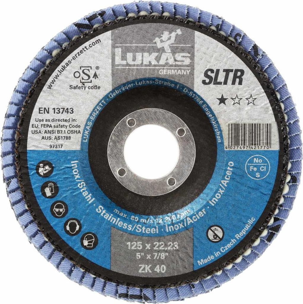 Sltr Base-X Flap Grain 60 125Mm - 10 Stk - Pa9 60 125Lu