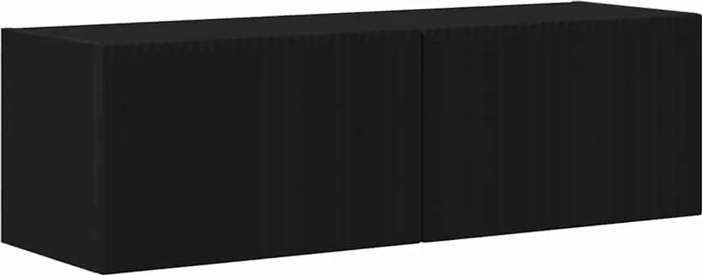 Offerta Mobile TV Parete Nero vidaXL - 60cm Legno Sospeso Soggiorno