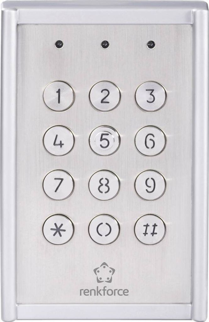 Renkforce 751624 Codeschloss Aufputz IP65 mit beleuchteter Produktbild 