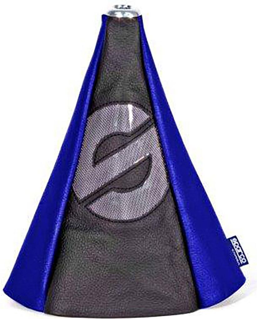 Sparco Universal-Schaltmanschette fürs Auto, blau, Polyurethan
